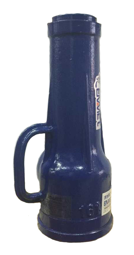 埃米頓16T螺旋千斤頂?shù)膫?cè)視圖